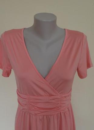 Супер красивое трикотажное платье розового цвета котон 62 %3 фото