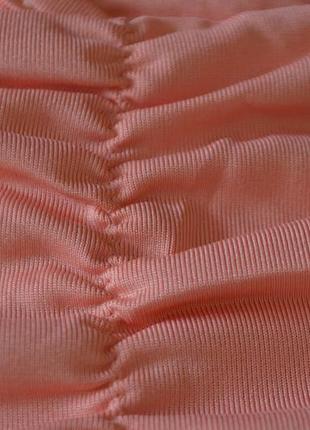 Супер красивое трикотажное платье розового цвета котон 62 %7 фото