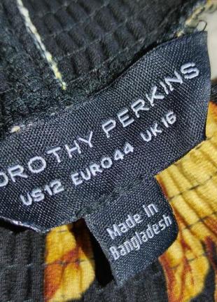 Эксклюзивное черное длинное платье цветочный принт бренд dorothy perkins7 фото