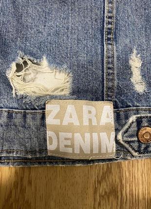 Рвана джинсовка zara5 фото