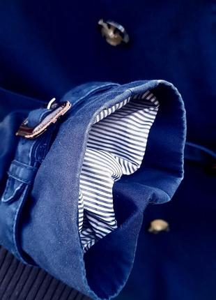 Темно- синій тренч/ плащ 9