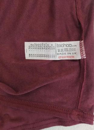 Юбка мини, новая, от boohoo, эластичная, под замш 7