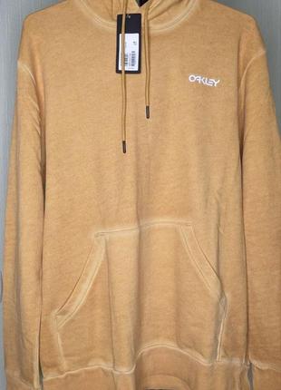 Мужская худи с капюшоном | oakley men's dye pullover sweatshirt gold yellow6 фото