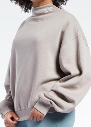 1, свитшот худи оверсайз флисовый reebok размер xs-s рибок  оригинал