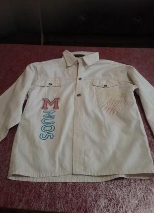 Рубашка 7-9л