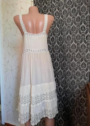 Платье в стиле бохо шёлк 4