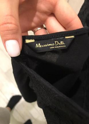 Майка топ massimo dutti с кружевом5 фото