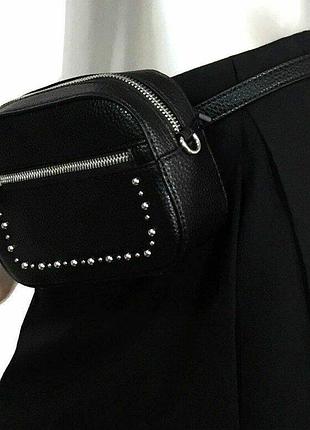Поясная мини сумка c двумя ручками zara оригинал