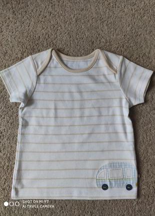 Футболка фирмы mothercare,р.18-24м.