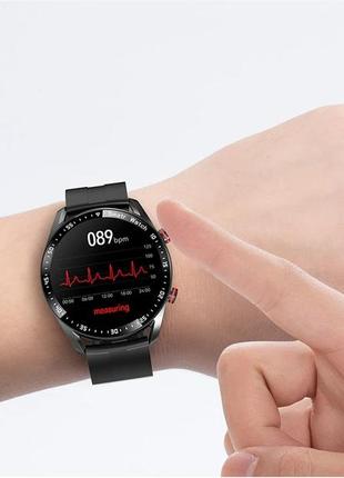 Чоловічі сенсорні розумні смартгодинники smart watch 005df-dc з тонометром, пульсометром. фітнес-браслет трекер2 фото