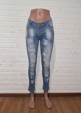 Красивые женские джинсы суперстрейч1 фото