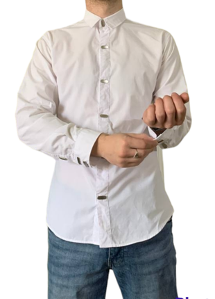 Рубашка классическая мужская р.с-м(живые фото)