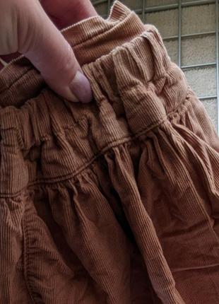 Спідничка юбка вельвет, next 4-55 фото
