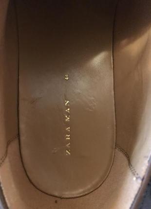 Мужские туфли zara man2 фото