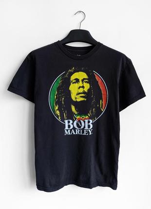 Bob marley футболка вінтажна чорна