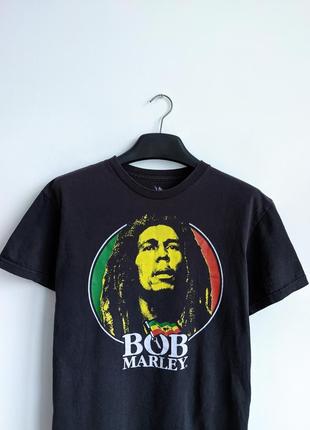 Bob marley футболка вінтажна чорна2 фото