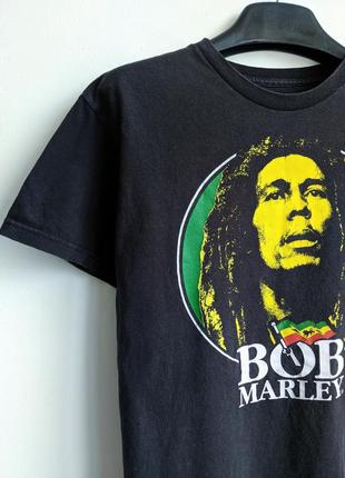 Bob marley футболка вінтажна чорна3 фото