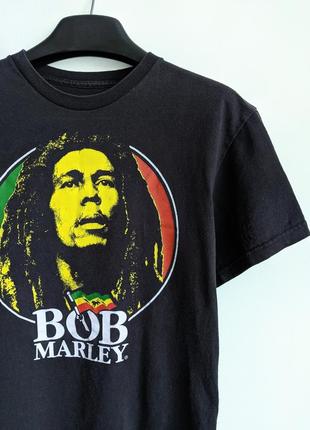 Bob marley футболка вінтажна чорна4 фото