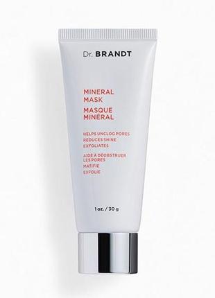 Мінеральна маска для жирної та комбінованої шкіри dr. brandt skincare  mineral mask 30ml