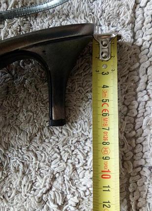 Кожаные босоножки графит сер�ебро сандалии кожа от lotus италия