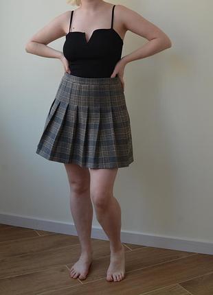 Тепла картала спідниця