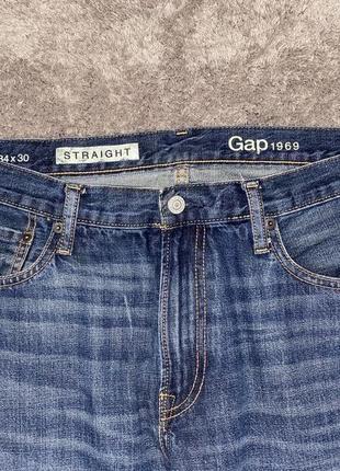 Чоловічі джинси від gap 34x30 straight. оригінал.2 фото