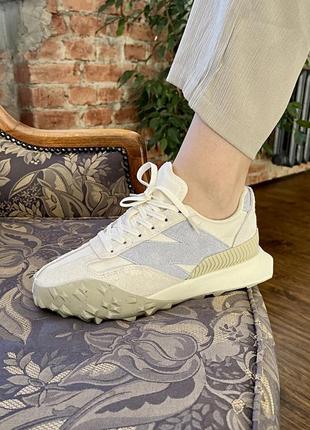 Трендовые кроссовки new balance xc-72 cream/blue premium бежевые с голубым 36-45 р