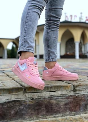 Кроссовки nike air force кросівки pink6 фото