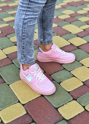 Кроссовки nike air force кросівки pink4 фото