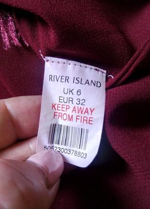 Красивая нарядная блузка майка river island 42-44 размер3 фото