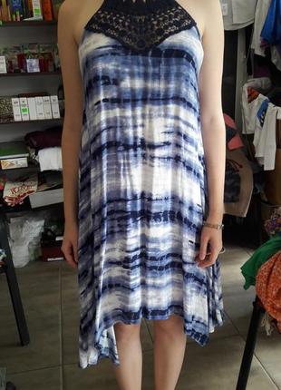 Летний женский сарафан-платье francesca's с узором «градиент»