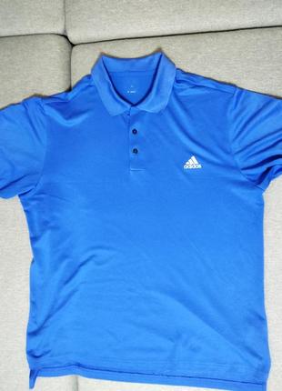 Футболка поло adidas (размер xl)7 фото