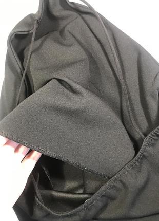 Красивий чорний боді спереду безшовний тканина тягнеться❤️ сток!10 фото