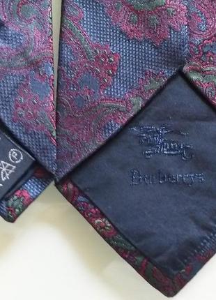 Burberrys  (england) vintage  шелковый галстук7 фото