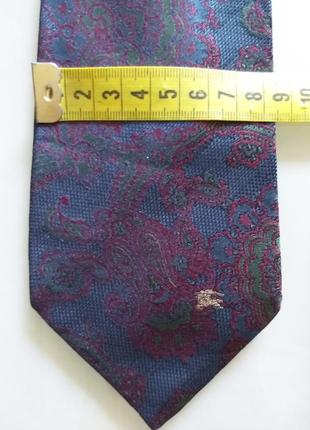 Burberrys  (england) vintage  шелковый галстук9 фото