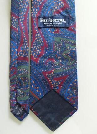 Burberrys (england) vintage  шелковый галстук2 фото