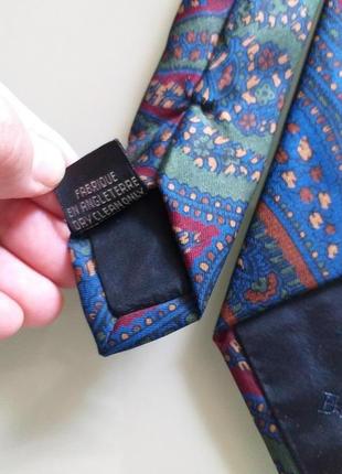 Burberrys (england) vintage  шелковый галстук8 фото