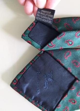 Burberrys (england)  vintage  шелковый галстук6 фото