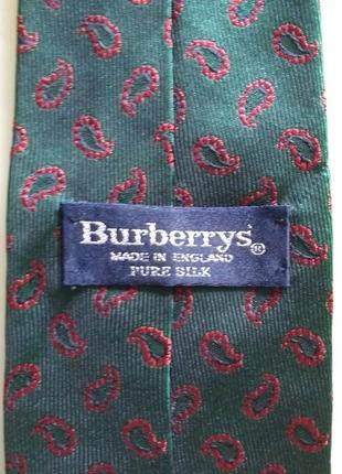 Burberrys (england)  vintage  шелковый галстук7 фото