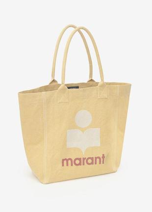 Isabel marant холщовая сумка тоут, шопер5 фото