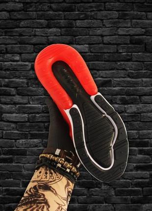 Сочные яркие женские кроссовки nike air max 270 red white.4 фото