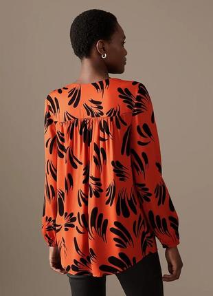 Яркая блуза autograph с принтом marks & spencer m&s3 фото