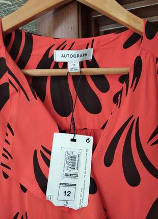 Яркая блуза autograph с принтом marks & spencer m&s6 фото