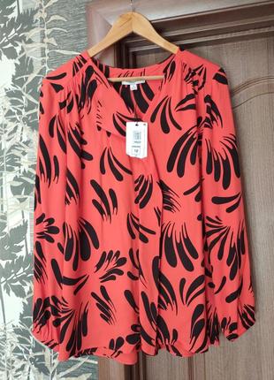Яркая блуза autograph с принтом marks & spencer m&s5 фото