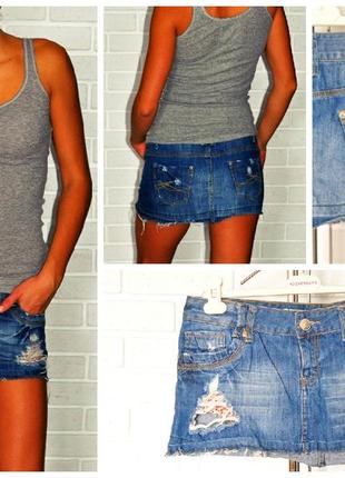 Джинсовая юбка