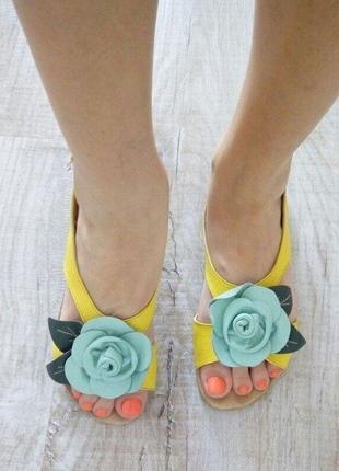 Женские фирменные босоножки -сандалии из натуральной кожи3 фото