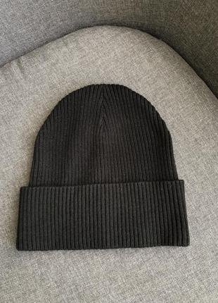 Шапка в рубчик