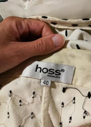 Люкс! hoss homeless брюки широкие с высокой посадкой талией штаны аппликацией пайетками7 фото