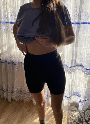 Шикарные, шортики, утяжка, высокой степени, утяжки, черного цвета, от бренда: h&amp;m 👌