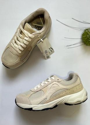 Шкіряні кросівки зара